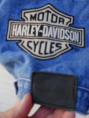 KLASSISCHE KINDER 4-T HARLEY DAVIDSON DENIM KNOPFFLIEGENJACKE - Bild 5 von 5