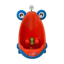 Soraco Frog Potty Toilet Training Urinal for Boys with  Whirling Target