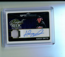 2025 Leaf Optichrome Baseball Black Hagen Smith Auto Prospect Jersey Patch 1/1