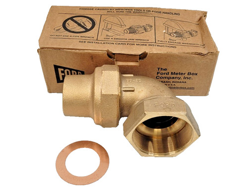 Ford 2" ELL90 FEMALE COPPER THREAD / FC FLARE L02-77-NL SERVICE LINE COUPLING