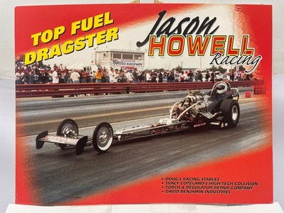 Jason Howell Top Fuel Dragster Racing Team Brochure Catalog Drag Race