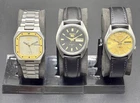 Lot of 3 Seiko 5 Automatic Vintage Men’s Watches Japan Made