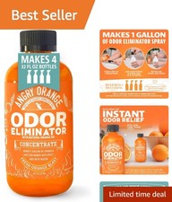 Industrial Strength Pet Odor Eliminator - 8 oz Citrus Spray Makes 1 Gallon
