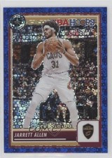 2023-24 Panini NBA Hoops Premium Stock Blue Disco Prizm 82/99 Jarrett Allen 8d2
