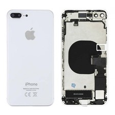 CHASSIS COMPLET VITRE ARRIERE POUR APPLE IPHONE 8 PLUS BLANC
