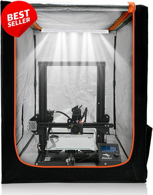 3D Printer Enclosure Fireproof Tent LED Protective Cover for Ender 3 - US