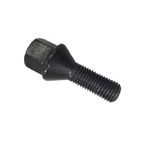 10 Schwarze Radschrauben Radbolzen Kegelbund M12x1,5 30mm KIA MINI Nissan Opel - Bild 6 von 7