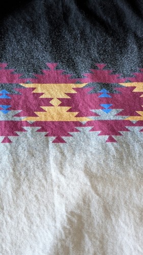 Wrangler Brushpopper Western Shirt XL Aztec Southwest Pearl Snap Black Gray - Picture 5 of 12