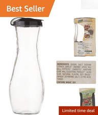 Italian Dressing Mix Duo - Includes 2 Packs and Elegant Cruet - 2.8 Oz Total