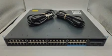 Cisco 48-Port GbE & 2-Port QSFP+ Network Switch w/ 2x 1100w WS-C3650-12X48UZ-S