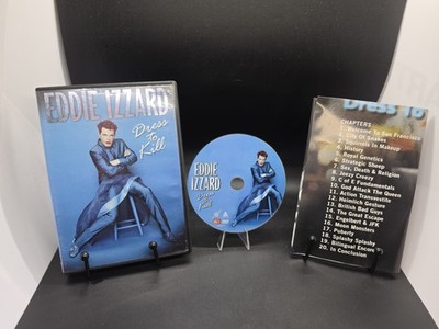 Eddie Izzard Dress To Kill (DVD) NR Performance Comedy HBO With Poster Insert 