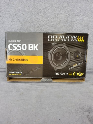 Bravox CS50 BK 65 Watt RMS 4 Ohm 5" Speaker & Tweeter Set