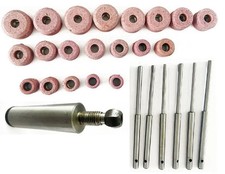 Black Decker Valve Seat Grinder Pilot Set Of 6 Pcs With 20 Pcs Stones Holder