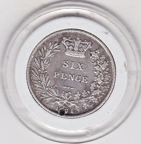 1871 Victoria Sixpence — photo from the most recent tracked eBay sale