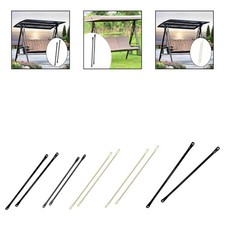 2Pcs Swing Replacement Bars Metal for Swing Pole Outdoor Equipment Swing Set