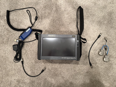 Anritsu MT1000A OTDR, 10G, GPS Kit with Power Supply & Fiber Inspection Probe