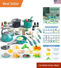 Interactive 67-Piece Kids Kitchen Accessories - Perfect Gift for Little Chefs