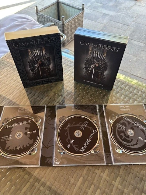 Game of Thrones Complete Seasons 1-6 Complete Box DVD Sets (HBO Original Series) Foto 3 de 4