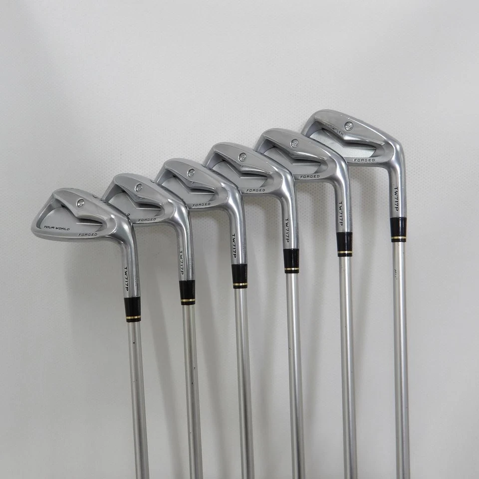 HONMA Iron Set TOUR WORLD TW717P FORGED Stiff VIZARD I550 6 pieces - Image 2 of 4