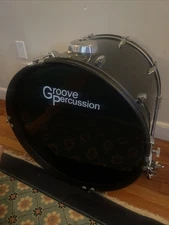 Groove Percussion Pro Gear 22” Kick Bass Drum For Parts/As Is