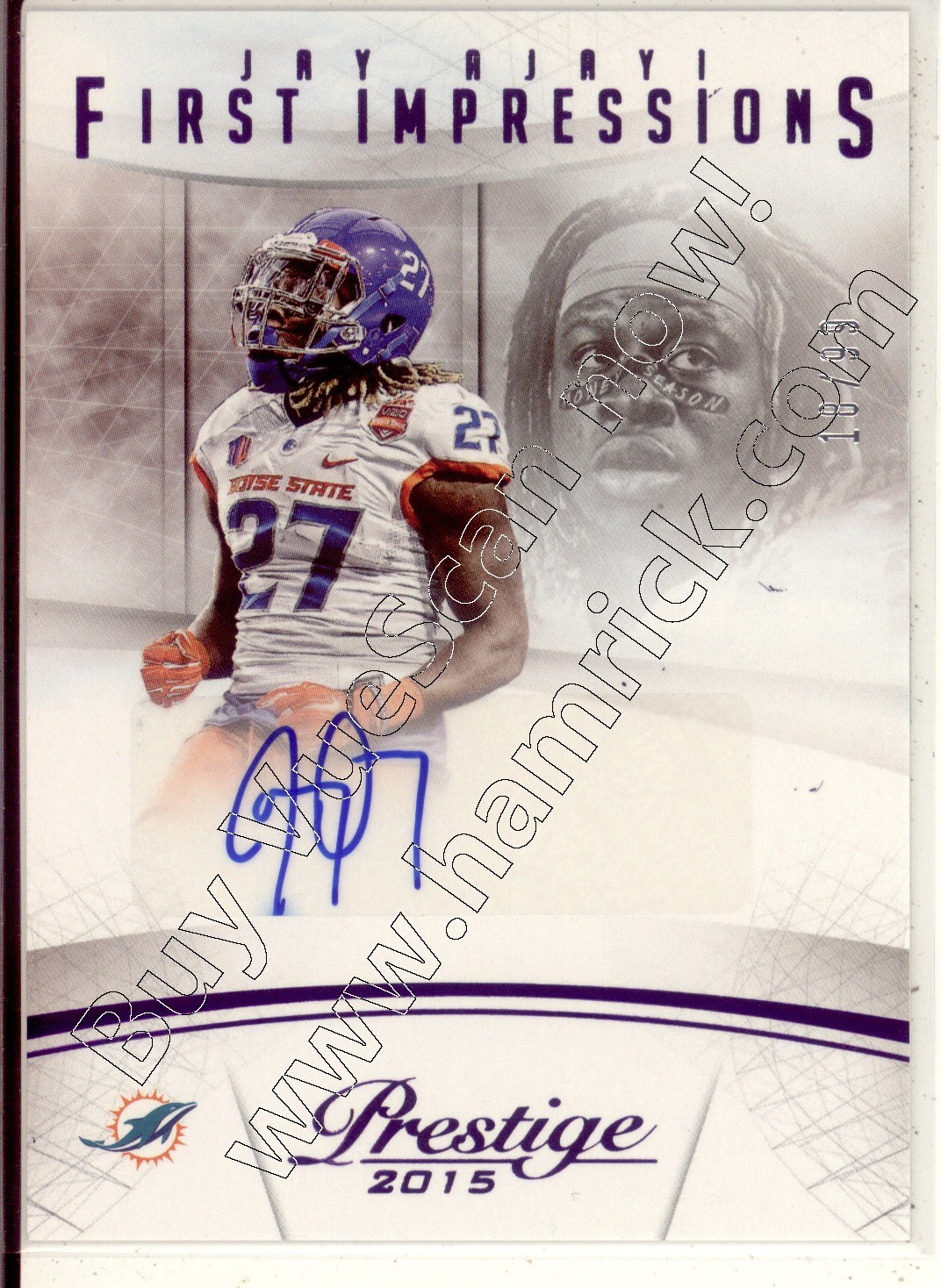 Jay Ajayi Panini Prestige Draft Picks Signatures #DPSJA Base