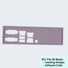 Asrock C2750d4i IO Backplate, 3D Printed Shield