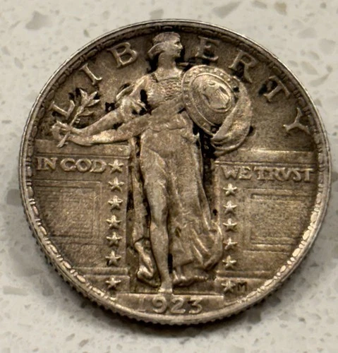 1923 Standing Liberty Silver Quarter 25c