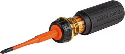 32286 Insulated Screwdriver, 2-In-1 Screwdriver Set with Flip Blade, #1 Phillips