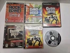 Guitar Hero Band Hero Rock Band PS2 & PS3 Lot Of 6 Games