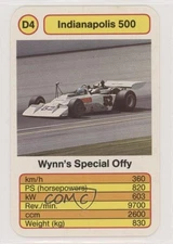 1986 Ace Trumps Indianapolis 500 Wynn's Special Offy #D4