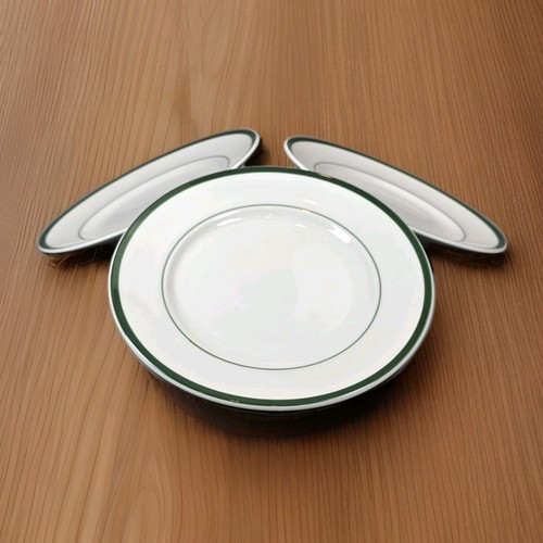 3er Set Williams Sonoma Brasserie grün 9" Mittagessen Salatteller