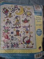 "Nursery Rhymes" Cross Stitch Baby Quilt