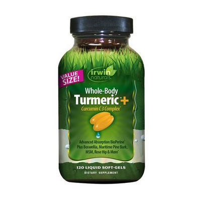 Whole Body Turmeric Plus 120 Softgels By Irwin Naturals
