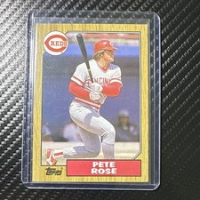 Topps 1987 Pete Rose Cincinnati Reds #200 Base Set Baseball Trading Card