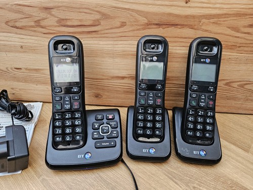 BT XD56 Digitale Schnurlose Telefone Trio - Dreifach Mobilteile - Anrufbeantworter