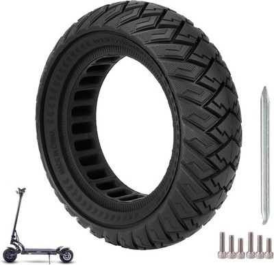 ulip 10 x 3 Scooter Solid Tire 10 Inch Electric Wheels large, black 