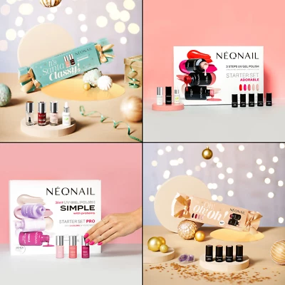 NeoNail Starter Sets Simple UV Hybrid Set 3in1 w/ UV LED Lamp 3ml & 7,2ml