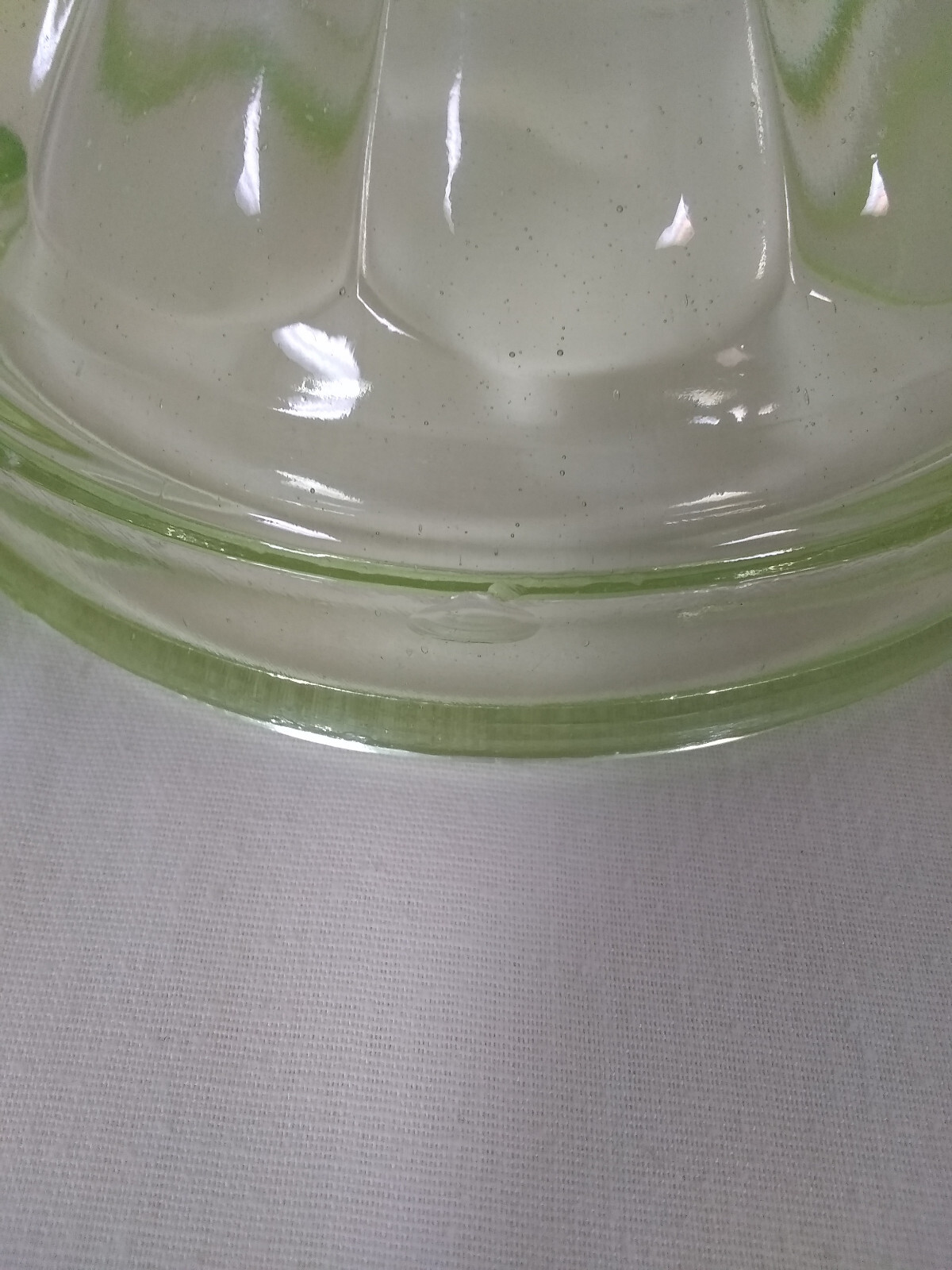 Vintage Uranium Glass Oil Lamp Glows Under Black Light eBay