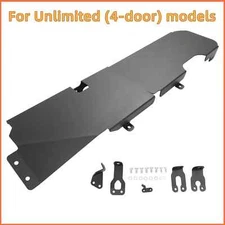 New Black For Jeep Wrangler JK 2007-2018 4WD 4-Door Steel Gas Tank Skid Plate