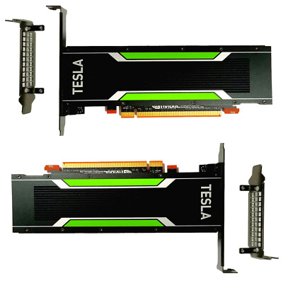 FedEx 2x NVIDIA Tesla P4 8GB GPU Graphics Card 900-2G414-6300-000 Both Brackets