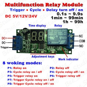 DC-5V-12V-24V-LED-Display-Digital-Delay-Timer-Control-Switch-Turn-ON-OFF-Module