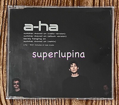 A-HA Summer Moved On & Barely Hanging On 4-Track CD Single 2000 German Import