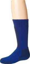 Thorlos  L25028 Unisex Blue Black Over The Calf Socks Youth Size 4.5-6