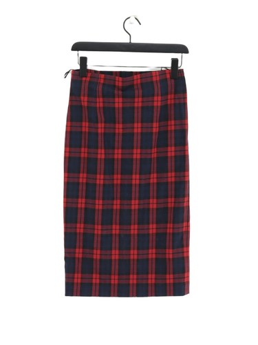 Zara Damen Midi Rock S Multi Viskose