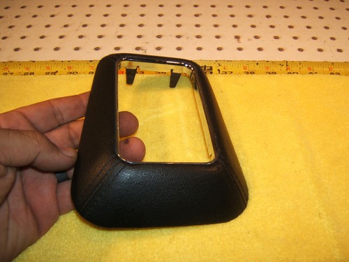 Mercedes W163 2000-2001 ML55 AMG Palanca de cambios automática cuero envuelto carbón 1 cubierta - Imagen 4 de 12