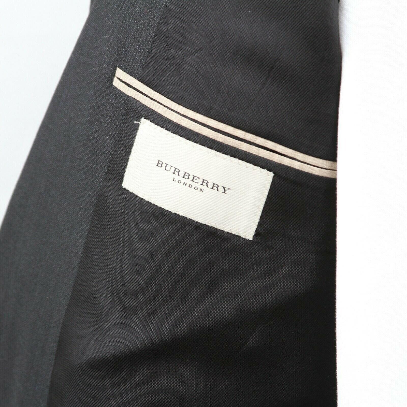 Burberry London Kensington Black Stripe Wool Dual… - image 5
