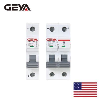 #ad #ad GEYA Solar DC Mini Circuit Breaker 1 2P MCB 6 10 16 25 32 40 50 63 80 100 125Amp $13.78