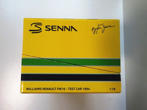 Ayrton Senna Williams Renault FW16 Testcar 1994 1:18 NEU Formel 1 - Bild 10 von 10