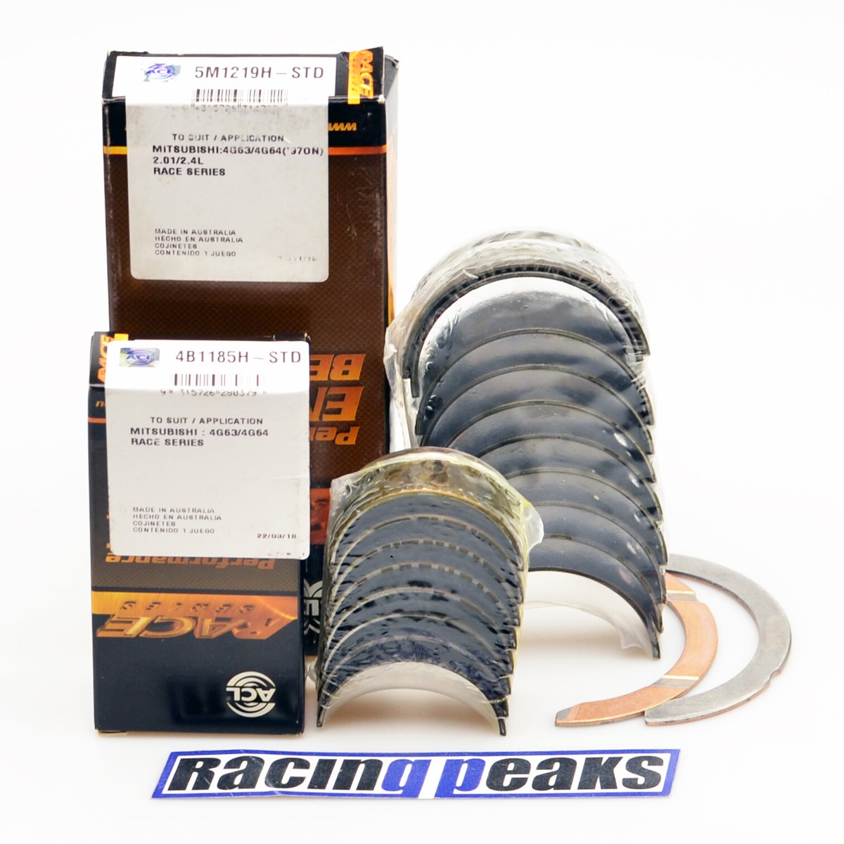 ACL Rod Bearing Set 4B1185H-STD - Mitsubishi 4 Cylinder ACL Rod Bearing Set 4B1185H-STD - Mitsubishi 4 Cylinder