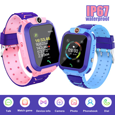 Kids 4G Smart Watch SOS GPS Location Video Call Sim Card For Children  SmartWatch UK